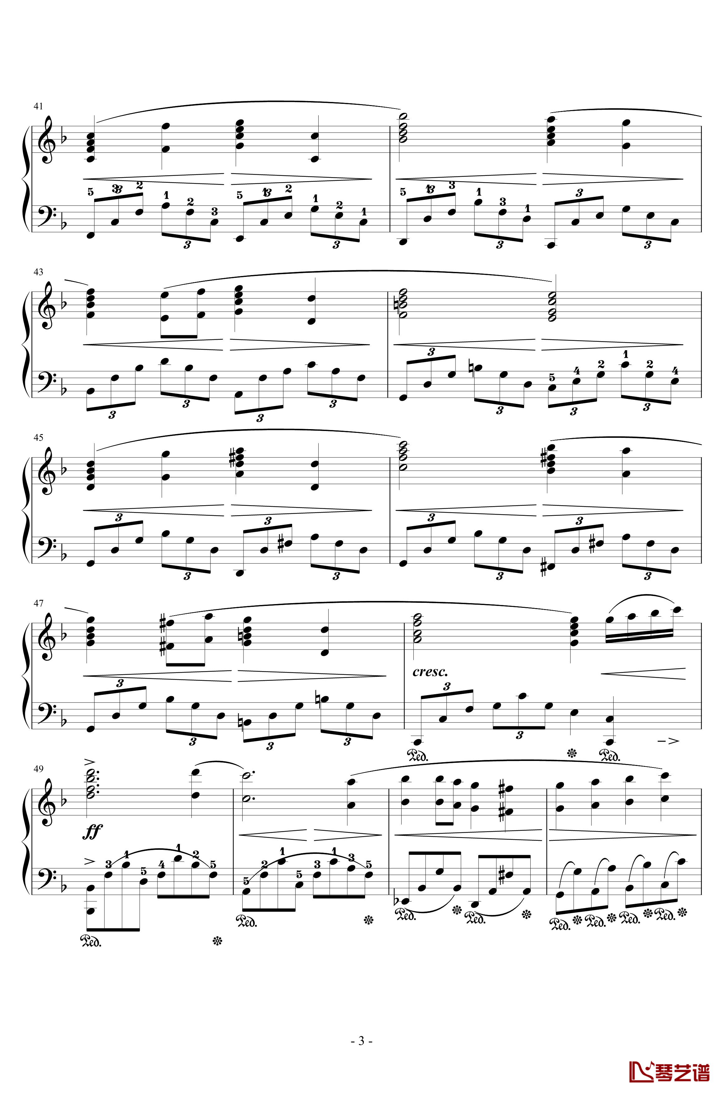 FINAL FANTASY钢琴谱-ENCORE-植松伸夫
